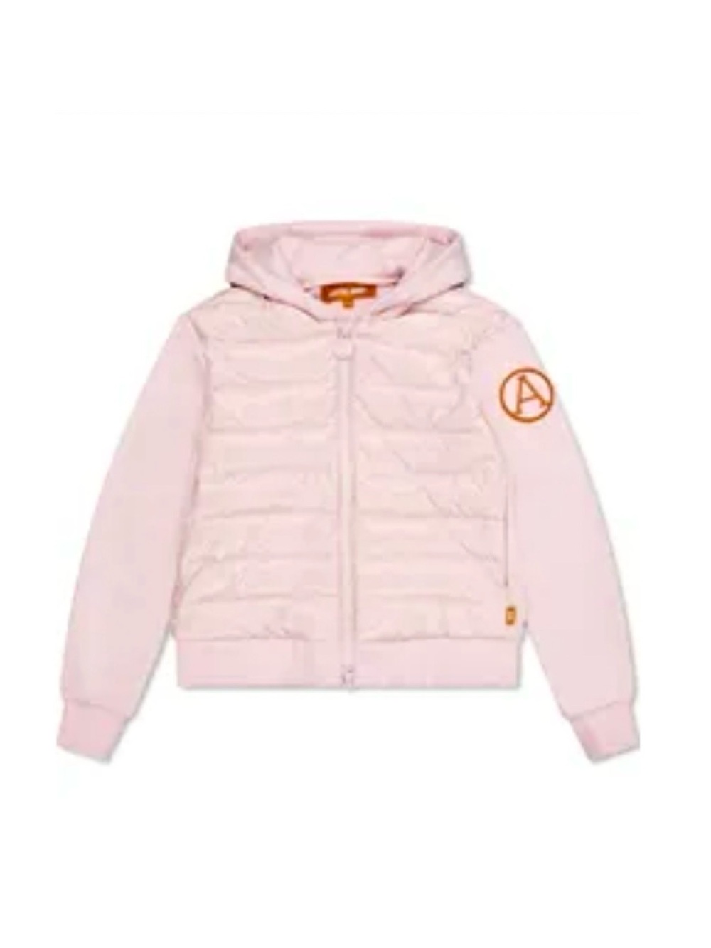 Arctic Army Kids Girls Hooded Hybrid Quilted Down Puffer Jacket Baby Pink 12Y